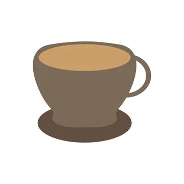 Simple coffee cup illustration design Stock Illustration