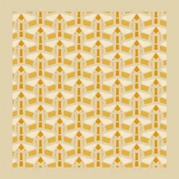 Simple color abstract  geometric pattern, vector seamless Stock Illustration