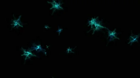 Simple color particle animation motion graphics Video stock 196961920