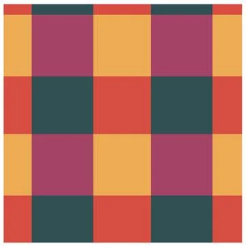 Simple color squares seamless pattern Illustrazione stock