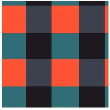 Simple color squares seamless pattern Illustrazione stock