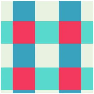 Simple color squares seamless pattern Stockillustratie