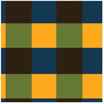 Simple color squares seamless pattern Illustrazione stock