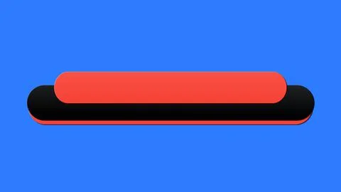 Simple colorful lower third animation Stock Illustration