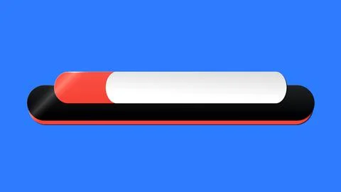 Simple colorful lower third animation Stock Illustration