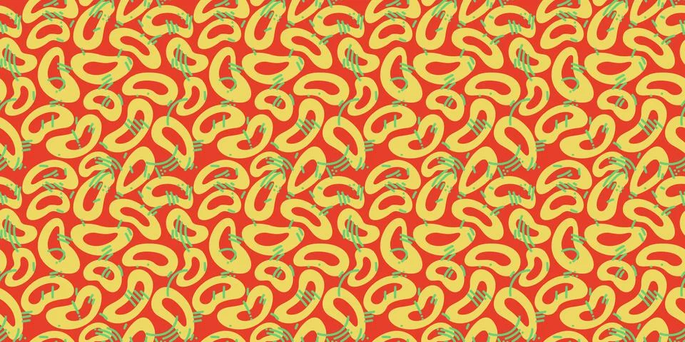 Simple Colorful Seamless Abstract Pattern Vector Illustration Background Stock Illustration