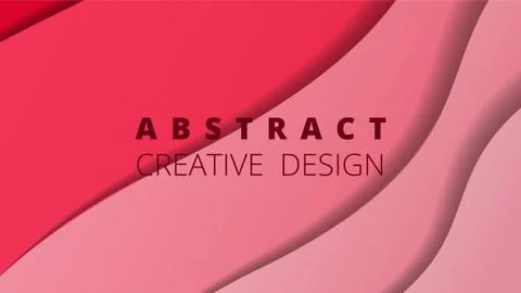 Simple colorful vector background in material style. Horizontal template for  Stock Illustration