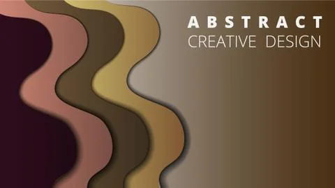 Simple colorful vector background in material style. Horizontal template for  Stock Illustration