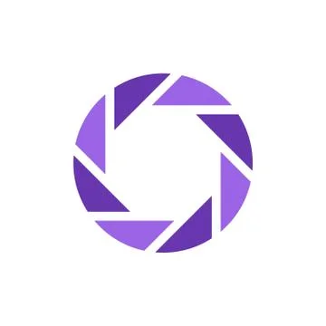 Simple Common Large Circle Apperture Illustrazione stock