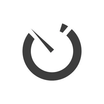 Simple Common Timer Icon Stock Illustration