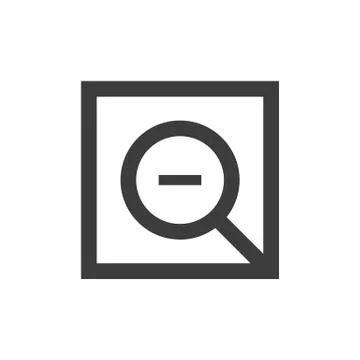 Simple Common Zoom Out Stock Illustration