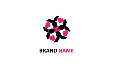 Simple community logo Stock Illustration