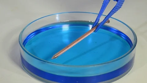 Simple copper plating Stock Footage 90369867