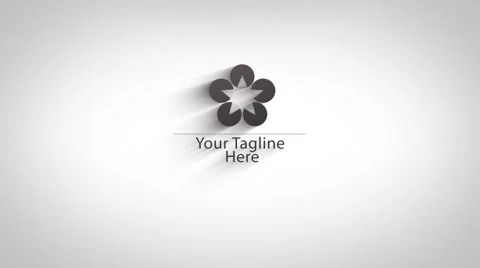Simple Corporate Glossy Rotation Shadow  Logo  Intro After Effects stock