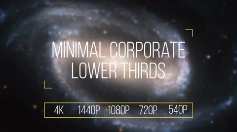 Simple Corporate Lower Thirds Stock After Effects