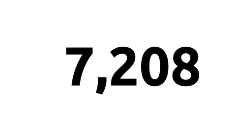 Simple count-up animation from 0 to 10000. Vidéo 278624662