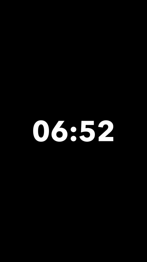 Simple count-up timer of 20 seconds, white number show on black background. Stock Footage 311328461