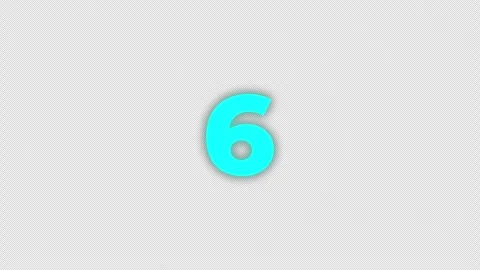 Simple Countdown Timer 10 to 0 Seconds, Zoom Countdown Overlay, 4K Alpha Stock Footage 337228824