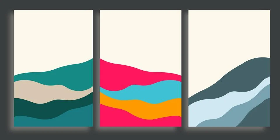 Simple cover templates. Stock Illustration