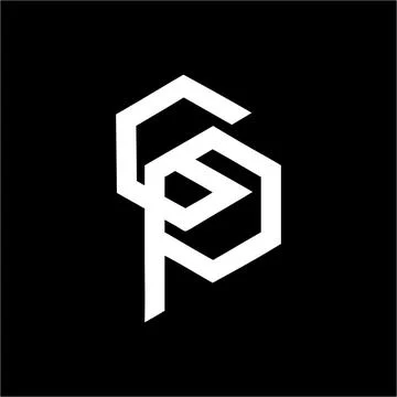 Simple CP, GP, COP initials company logo Stock Illustration