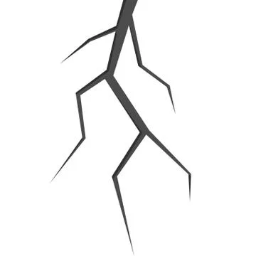 Simple crack illustration Stock Illustration