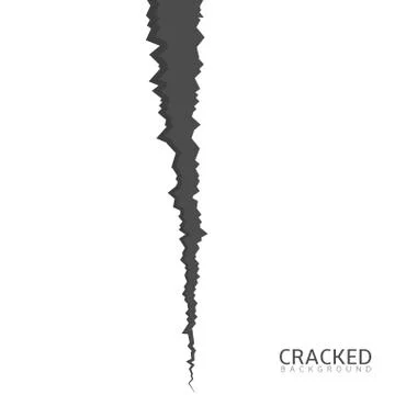 Simple crack illustration Stock Illustration