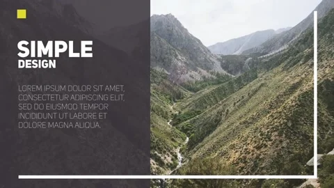 Simple Creative Slideshow  After Effects	Stock