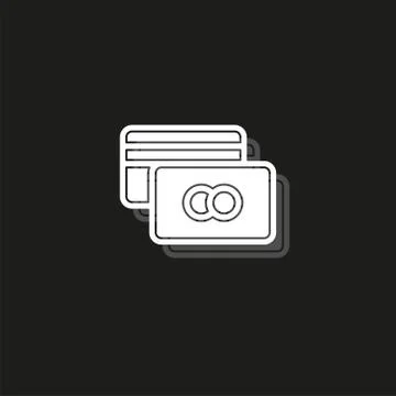 Simple Credit Card Vector Icon Stock Illustration