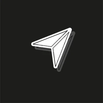 Simple Cursor Vector Icon Stock Illustration