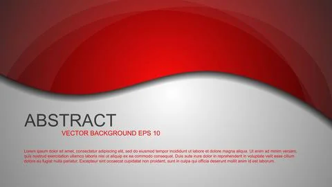 Simple curve shaped overlapping background for business with space for text Stock Illustration