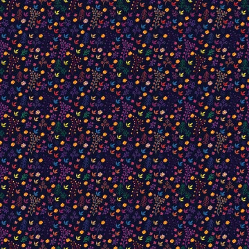 Simple cute pattern in small-scale flowers Stock Illustration