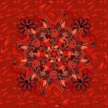 Simple cute pattern in small-scale flowers. Floral seamless background for texti Illustrazione stock
