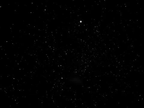 Simple dark space background with shining stars Stockfoto's