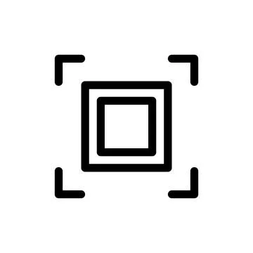 Simple data scan icon. Vector. イラスト素材