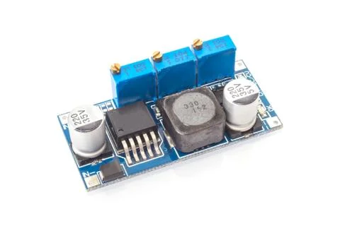 Simple DC DC converter board Stock Photos