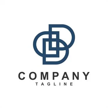 Simple DDD initials company logo Stock Illustration