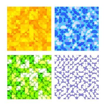 Simple decoration template. Vector design background patterns. Stock Illustration