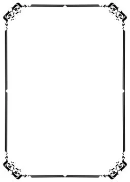 Simple decorative frame Stock-Illustration