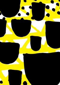 Simple decorative handmade background Stock Illustration