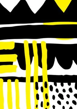 Simple decorative handmade background Illustrazione stock