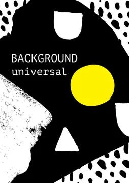 Simple decorative handmade background Illustrazione stock