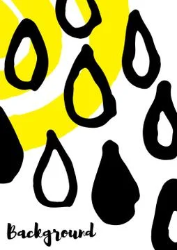 Simple decorative handmade background Stock Illustration