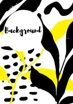 Simple decorative handmade background Stock Illustration