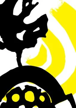 Simple decorative handmade background Stockillustratie