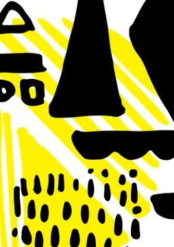 Simple decorative handmade background Illustrazione stock