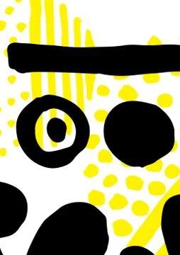 Simple decorative handmade background Stock Illustration