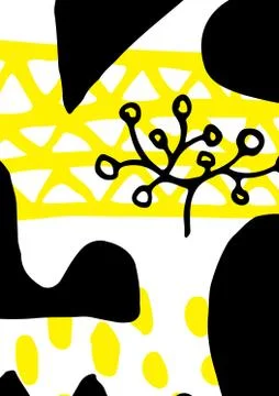 Simple decorative handmade background Stock Illustration