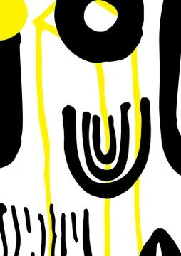 Simple decorative handmade background Stock Illustration