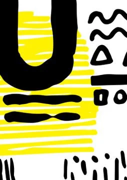 Simple decorative handmade background Stock Illustration