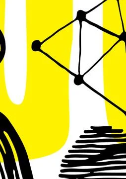 Simple decorative handmade background Illustrazione stock